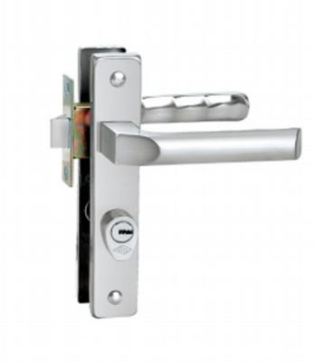 China Zinc And Aluminum Alloy Door Handle Lock Flat Open Door For House zu verkaufen