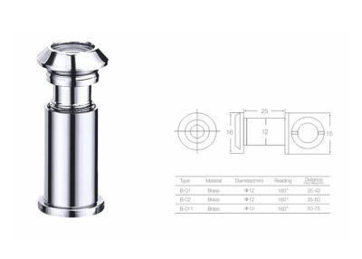 중국 튼튼한 외부 문 엿보는 구멍 구경꾼, 입장 문 구경꾼 높은 정밀도 판매용