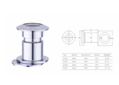 Chine Visionneuse en alliage de zinc Dioptre de la visionneuse 220° de porte de sécurité pour la porte d'épaisseur d'éventail à vendre