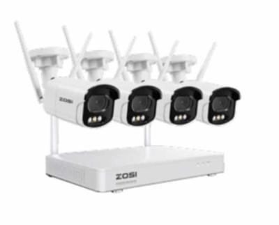 China 4ch 8ch sistema de cámaras Wifi 3mp kits de seguridad de cámaras IP inalámbricas en venta