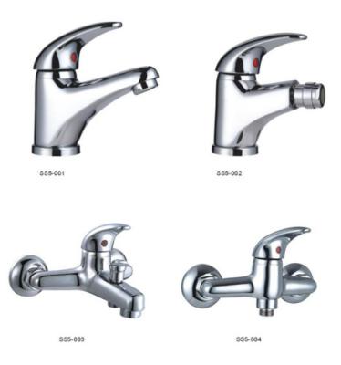 China PVC Bibcock Zinc Die Casting Bathroom Tap Handles Bright Silver Color for sale