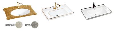 Κίνα Ορθογώνιο υγειονομικό κεραμικό Washbasin 70cm 80cm λουτρών προς πώληση