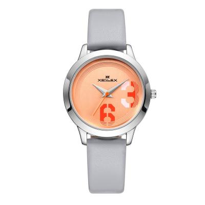 China New Women's Watch XENLEX 6526L Fashion Wholesale Belt Soft Waterproof Quartz Watch for sale