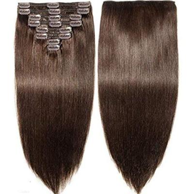 China Straight Top Quality Hair Extensions Clip Ins 100% Hair Clip In Hair Extensions for sale