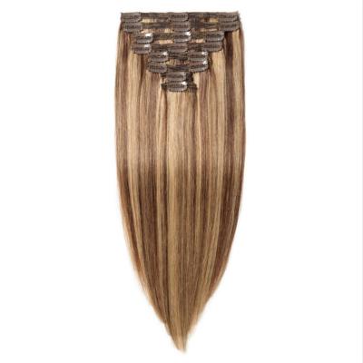 China New Product Straight Clip In Hair Extensions Fashion Hair Extensions Clip In Human Natural Hair for sale