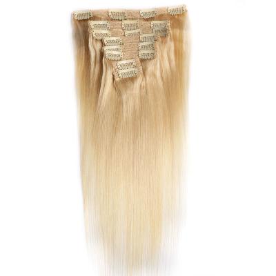 China Wholesale Price Straight Hair Extensions Clip In Human Hair Fashion Natural Clip In Hair Extension for sale