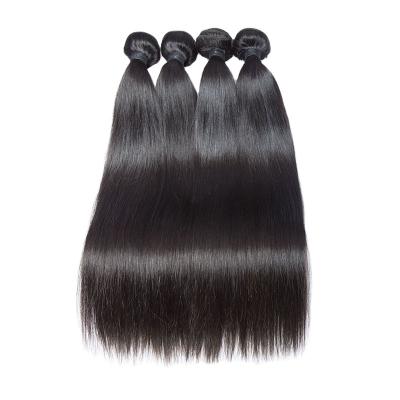 China Straight Trendy Hairstyle Hair Extension Unprocessed Natural Hair Bundles Free Tangle and Bouncy Hair Shedding for sale