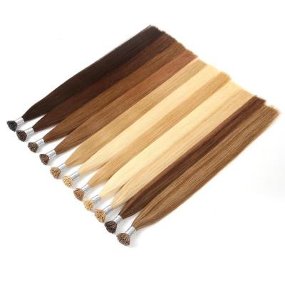 China Wholesale High Grade I Tip 16-22 Inch Virgin Bone I-tip Hair Extensions Cuticle Aligned Malaysian Straight Hair Extensions for sale