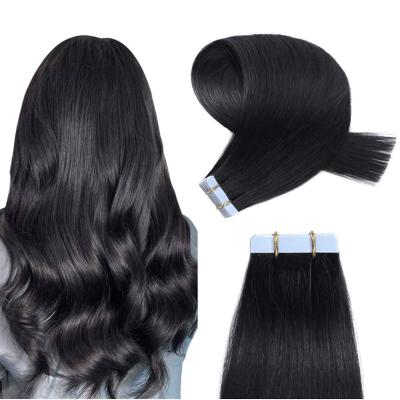 China High Demand Wholesale Price Straight Virgin Cuticle Aigned Tape Hair Extensions Double Drawn Virgin Tape In Hair for sale