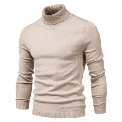 China New Autumn Winter Men's Color Casual Sweater Pure Neck Men's Tortoise Sweater Sweater Anti-wrinkle W Sweater Warm for sale