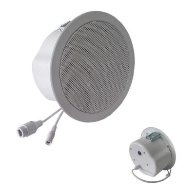 China Powerful function and exquisite appearance SINREY SIP743T IP network ceiling suction speaker used for public address system for sale