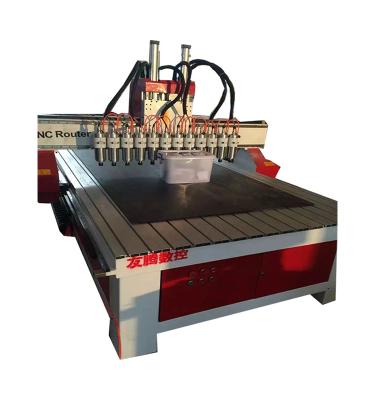 China Wood Acrylic PVC Engraving Cutter Youteng 1325 - 2T Woodworking CNC Milling Machine 2 Axis Relief Engraving Machine for sale