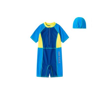 China China Supplier Breathable Wholesale Split Short Sleeve Bathing 1 Piece Surfing Kids All-in-One Swimsuit for sale