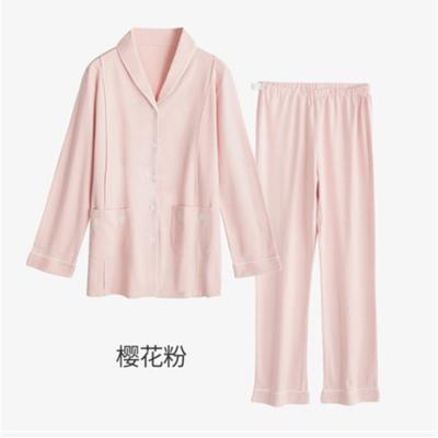 China Large Capacity Breathable High Quality 100% Cotton Breastfeeding Clothing Pregnant Women Pajamas for sale