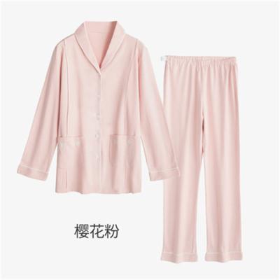 China New Arrival Breathable Cotton Long Sleeve Nursing Pants Suit Pregnant Women Pajamas for sale