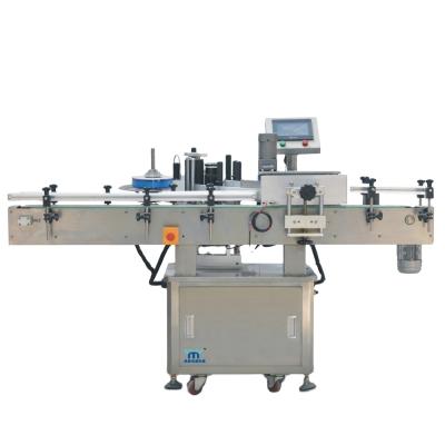 China Food Adhesive Sticker Labeling Machine With High Accuracy Bottle For Beverage Line for sale