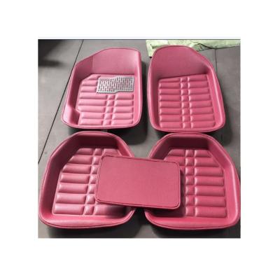 China Hot 5D Waterproof and Dustproof Car Mat Pressed PU Leather Car Floor Mat for Cars Universal Type for sale