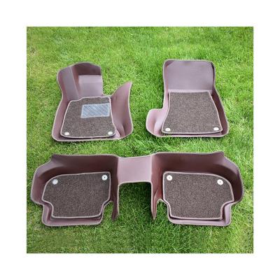 China Factory supply 5d full set car floor foot waterproof and dustproof leather waterproof mats for sale