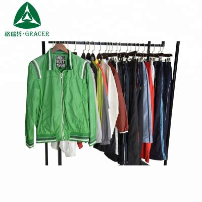 China Fashion New Style /Fit Waist Fashion New Style /Fit Waist Mixed Jacket Nylon Pants Used Clothing Old Used Sports Clothes 100kg Balls for sale