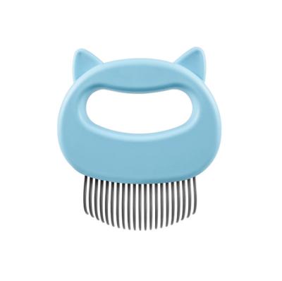 China Factory Sustainable Sales Cat Ear Hair Remover Comb Lightweight Cute Pet Hair Brush for sale