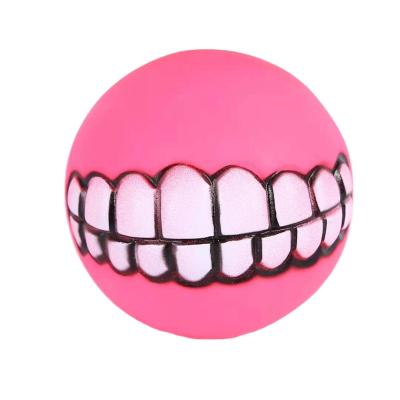 China 7.5 Cm Diameter Pet Toy Dog Chew Ball Dog Bite Toy Viable Interactive Pet Toys for sale