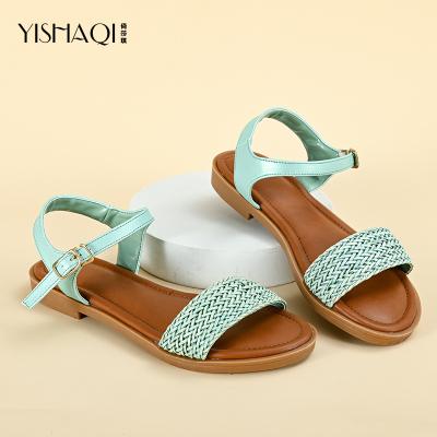 China Fashion Trend China Sell 2021 Casual Beach New Fashion Summer Outdoor Flat Sandal Ladies Sandals For Woman for sale