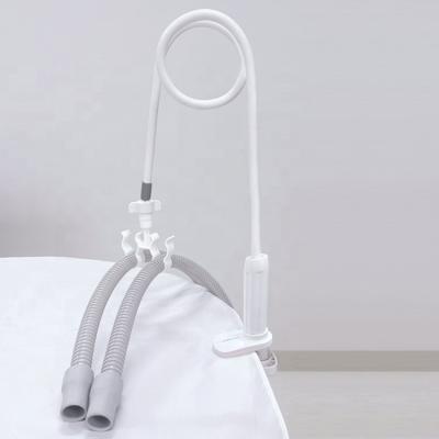 China CPAP Hose Holder CPAP BIPAP Hose Holder Collection 1Meter Home Hospital Use CPAP Tube Holder With Metal Gooseneck Hanging Clips for sale