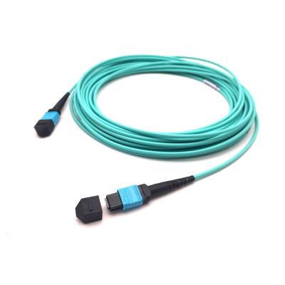 China tipo B de las asambleas de cable de fribra óptica de 12F 24F MPO OM5 50/125 en venta