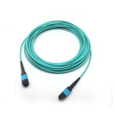 Chine Câble simple de fibre de Mpo de module de 12 fibres avec le connecteur d'OM3 LC 0.9mm à vendre