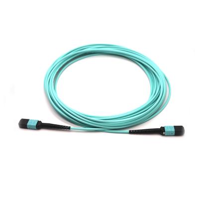 China Hembra del cable de fribra óptica 12F Senko MPO del SM G657A1 OM4 OM5 MPO en venta