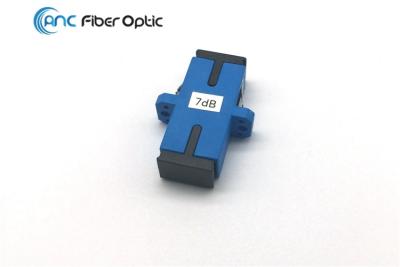 China Network SC PC SC APC Fiber Optic Attenuator Female To Female Fixed Bulkhead for sale