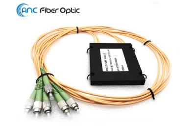 China FC APC Fiber Optic Splitter Even Ratio 3x3 Single Mode Optical Fiber Coupler for sale