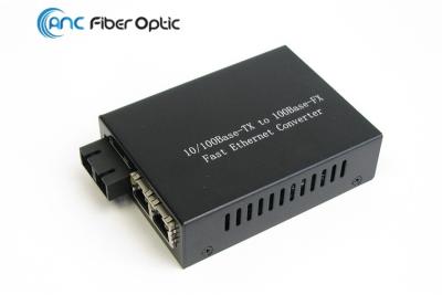 China Fast Fiber Ethernet Media Converter 10 100M Dual Fiber 1x SC ST FC Por To RJ45 for sale