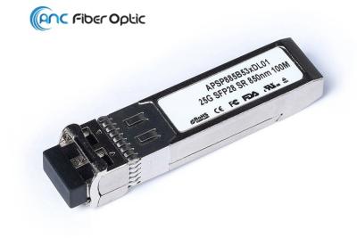 China Faser-Optiktransceiver 850nm 100m SR 25G SFP28 DOM-Transceiver-Modul zu verkaufen