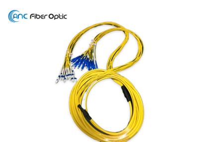 China Base baja 16 del cable 12 del remiendo de la fibra óptica de la pérdida de inserción con el conector del SC LC de 2.0m m SM en venta