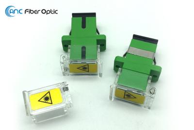 China De simplexsc-Huisvesting van de Vezel Optische Adapter PBT met Transparant GLB van het Blindstof Te koop