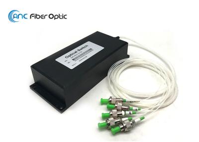 China Mechanical Optical Switch Fiber Optic Splitter SM 1310/1550nm 1m 900um FC/APC 1x1 1x2 2x2 for sale