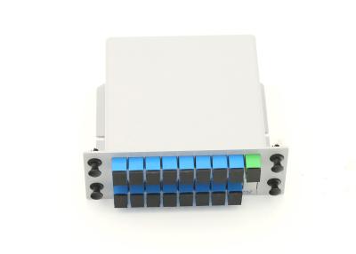 China Rack Mount LGX Box Cassette 1x16 Fiber Optic Plc Splitter for sale