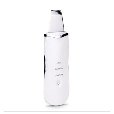 China New Type DEEP CLEANSING Professional Ultrasonic Skin Scrubber Skin Care Facial Peeling Scrubber for sale