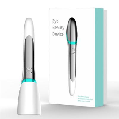 China Factory Direct Anti-Puffiness Eye Massager EMS Portable Eye Beauty Device For Dark Circles Wrinkle Puffiness for sale