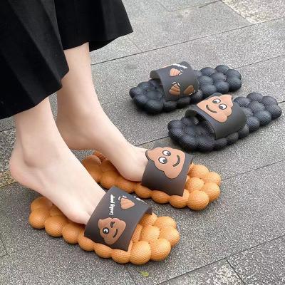 China CUSHIONING New Personality Ladies Summer Fashion Bubble Soft Massage Slippers for sale