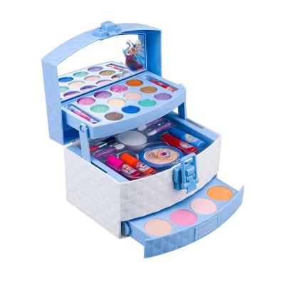 China Eco-friendly Kids Makeup Set Little Girls Shaped Cosmetics Palette Fashion Makeup Kit For Kids for sale