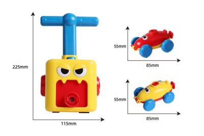 China Playing Hot Sale Educational Toys For Children Balloon Car Racing Air Balloon Launcher Car Toy Set for sale