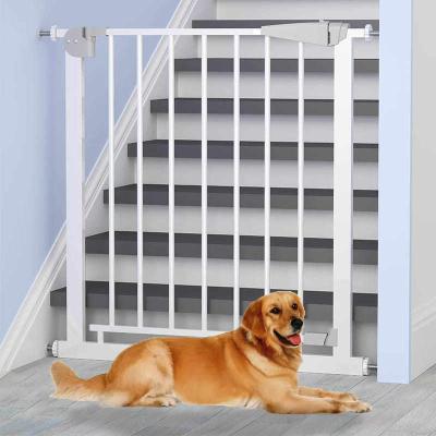 China Hot Sell Pet Dog Gates Kids Automatic Safety Single Narrow Single Door Viable Safety Wide Baby Gate for sale