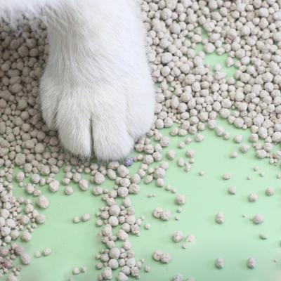 China Bentonite 10kg Sustainable Cat Litter Ball Shape Cat Litter Suppliers for sale