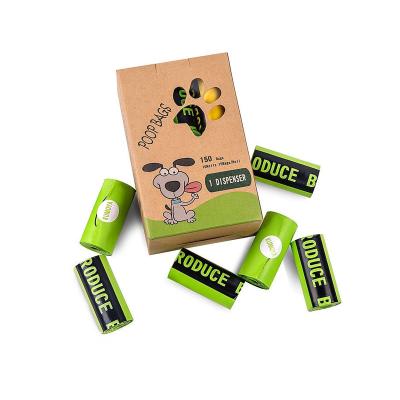 China China Supplier Lowest Price Sustainable Biodegradable Box Packed Pet Waste Bags Dog Poop Bags for sale