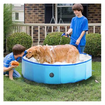 China Sustainable Summer Pet Bathtub Pool For Swimming Dog Bathing Outdoor Mini Tub for sale