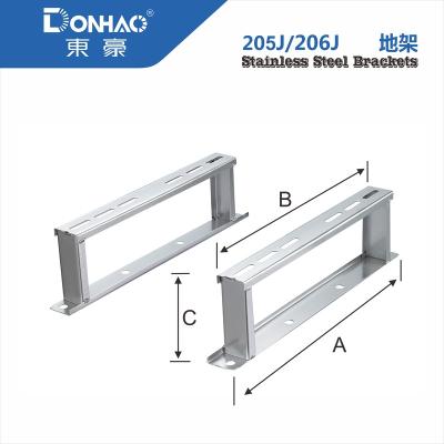 China Split Air Condition Bracket Stainless Steel Roof Air Conditioner Bracket for sale