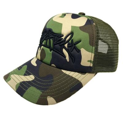 China JOINT Mesh Trucker Hat Camouflage Foam Trucker Hat Free Shipping High Quality Wholesales for sale