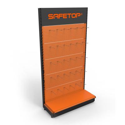 China Supermarket Pop Pos Display Gondolas Tool Display Rack Metal Tool Customized Logo for sale